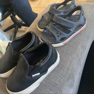 Toddler Size 4 Vans & Crocs